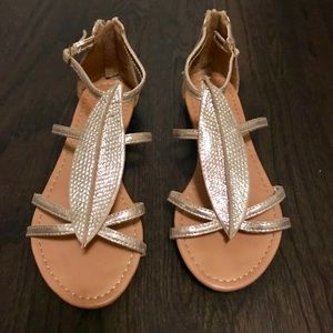 Unionbay gold leaf sandals